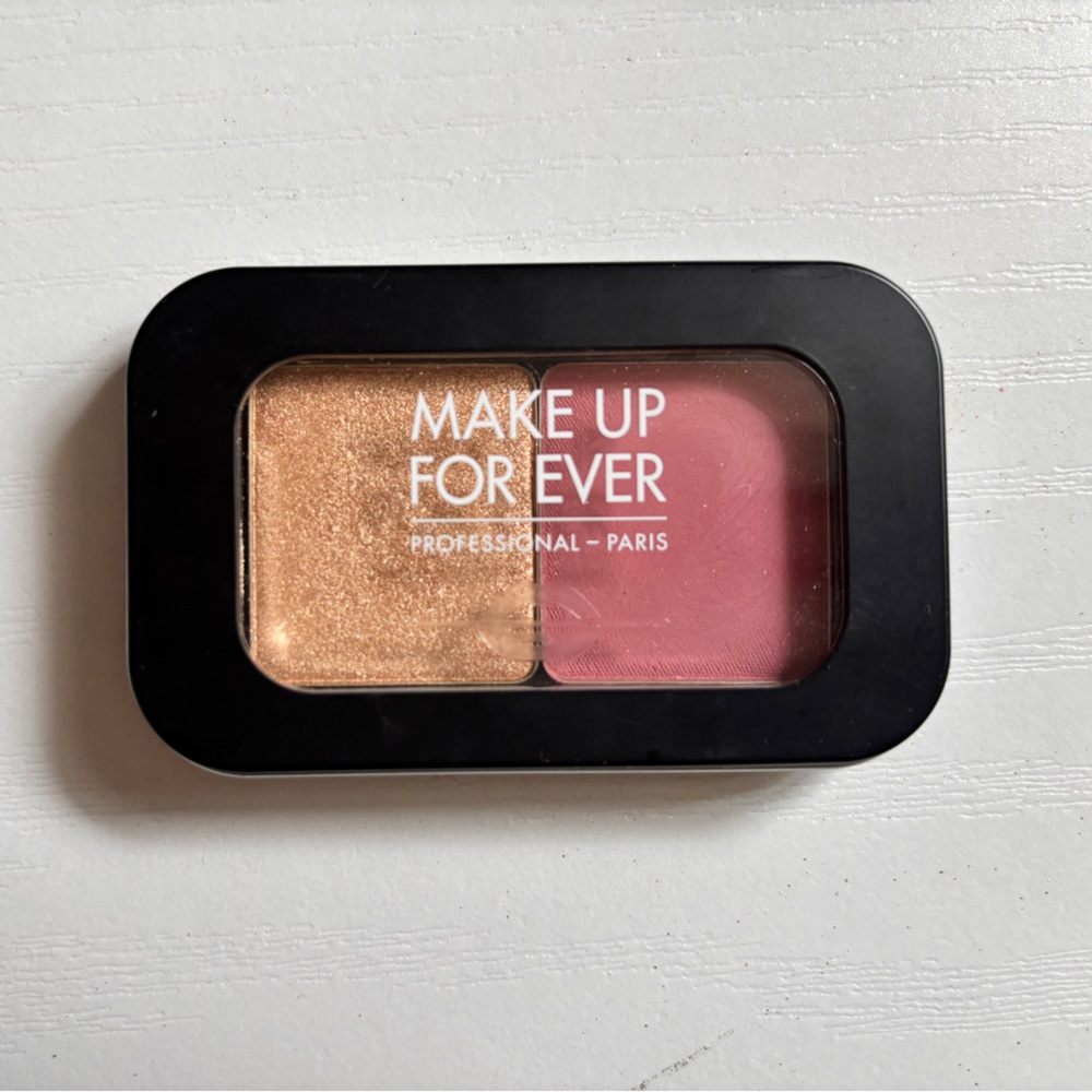 Makeup Forever Gold and Pink Blush Duo